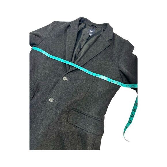 Gap Men's Gray Wool Blazer Jacket Size L Two-Button - Picture 5 of 12